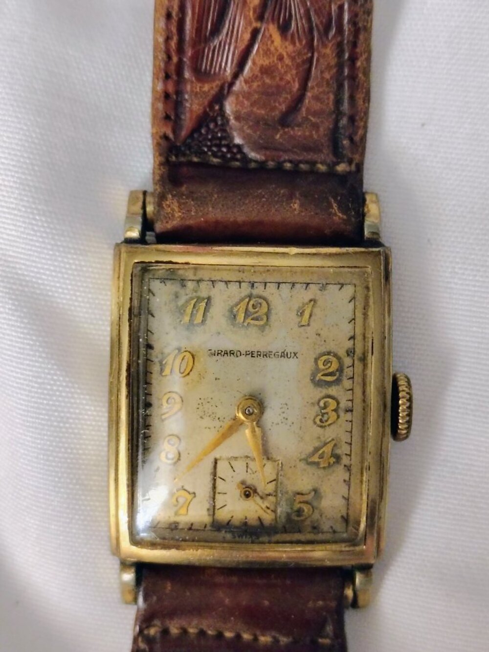 Girard Perregaux 10k Gold Filled ​Vintage Tank Watch Manual Wind